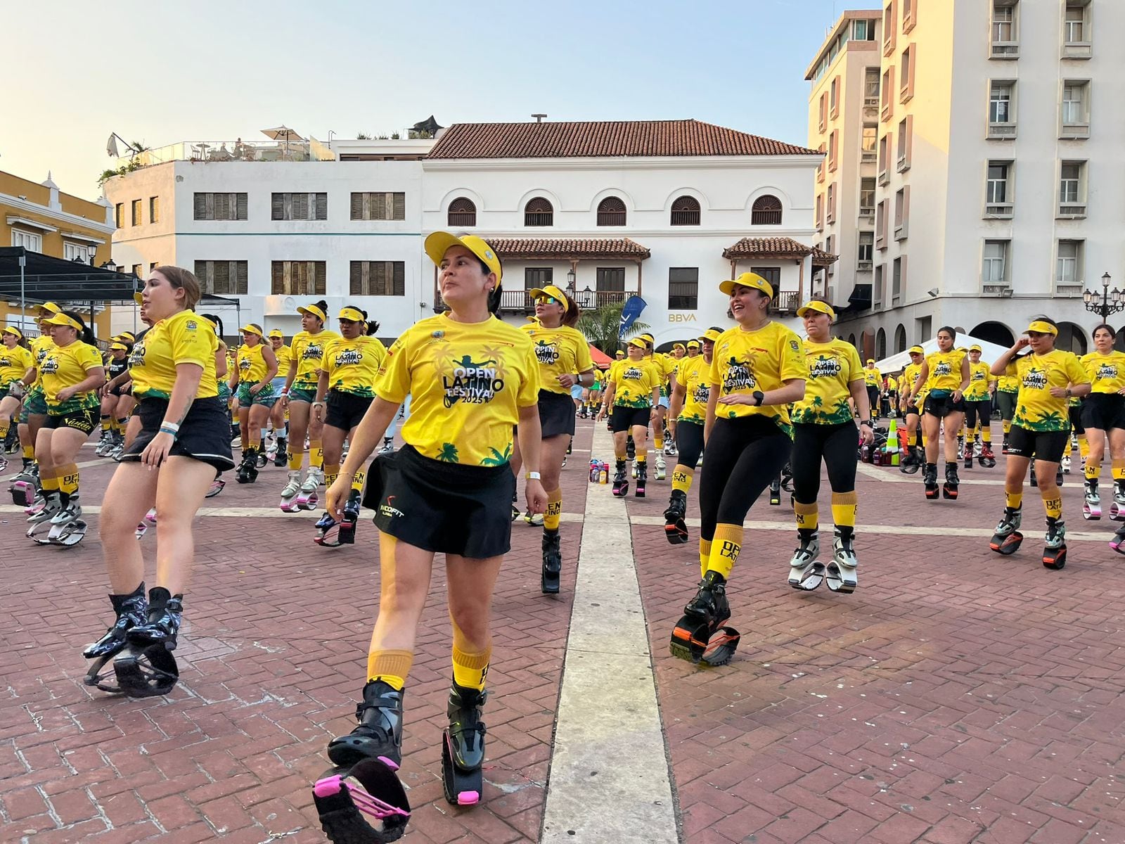 Kangoo en el Open Latino. // Alcaldía de Cartagena