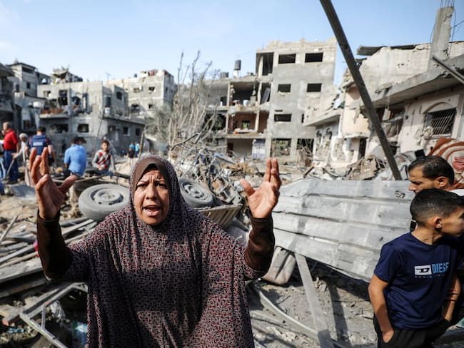Destrucción en la Franja de Gaza