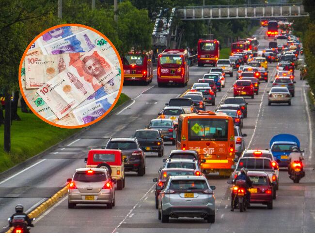 Transporte Bogotá/Dinero Colombiano (Getty Images).