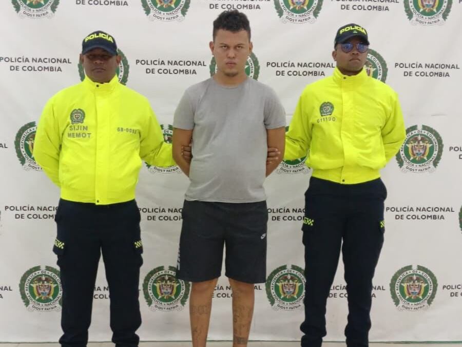 Captura de alias 'El Grande' en Antioquia. Foto tomada de @AndresJRendonC