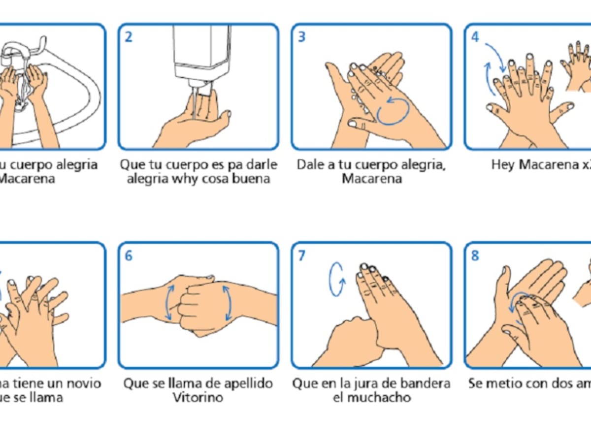 Aprenda a lavarse las manos con su canción favorita