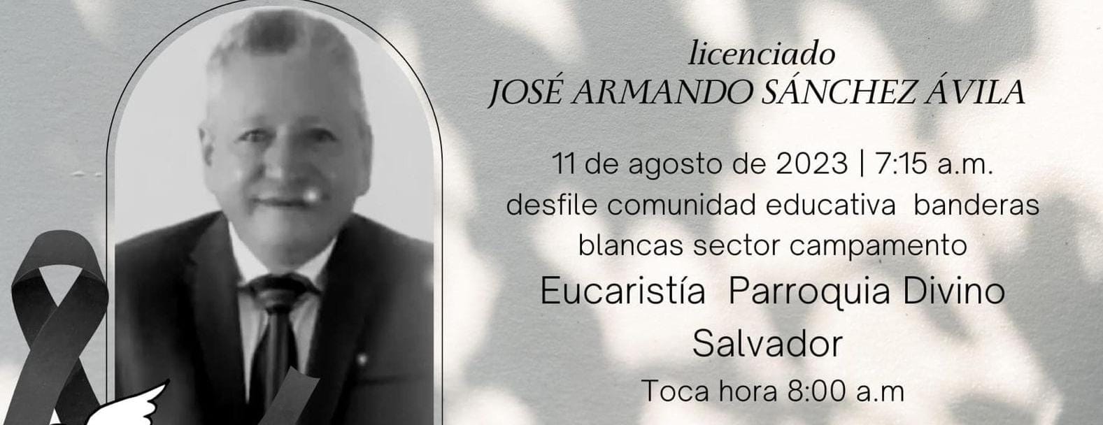 José Armando Sánchez - profesor asesinado en Tunja