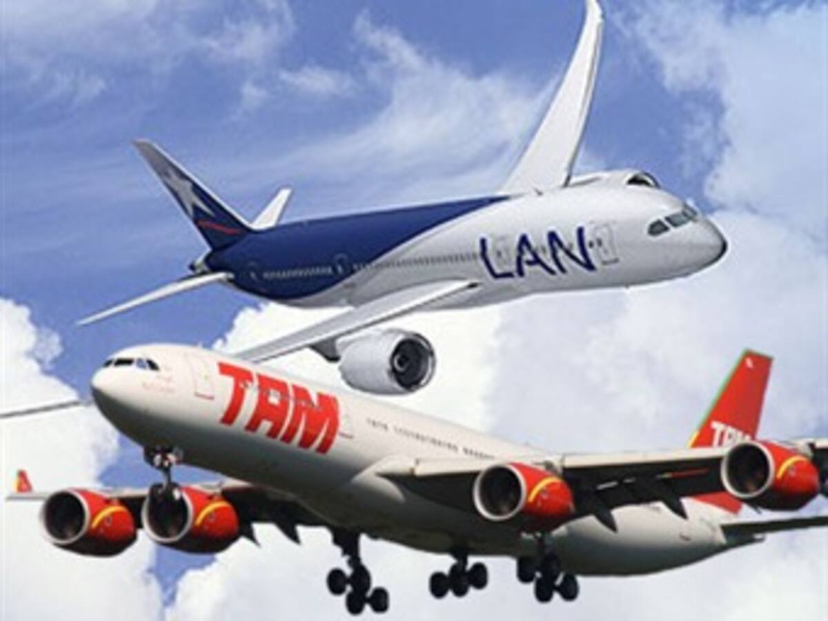 TAM y LAN se fusionan y crean la mayor aerolínea de América Latina