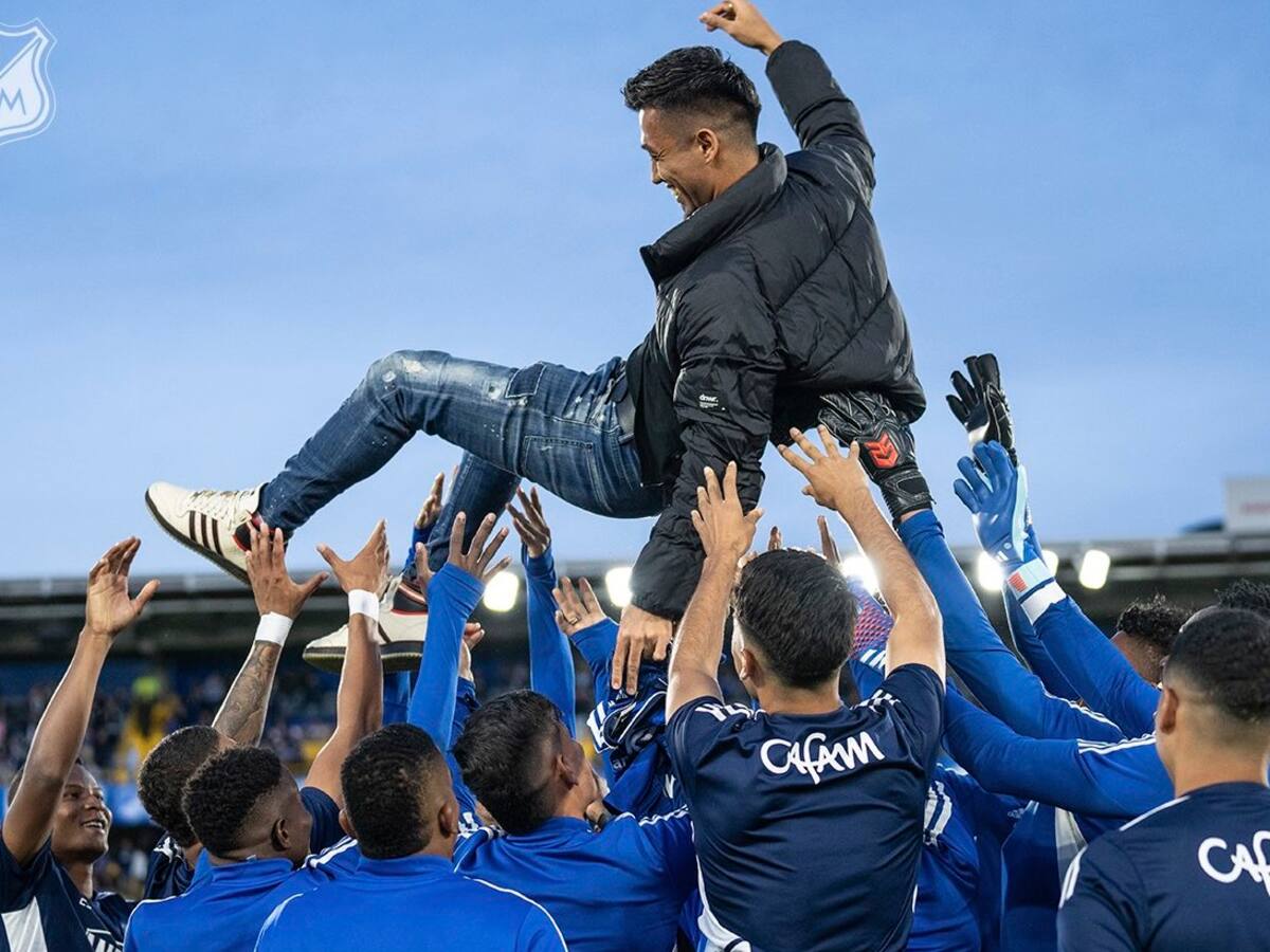 Así fue el homenaje de despedida que le hizo Millonarios a Fernando Uribe