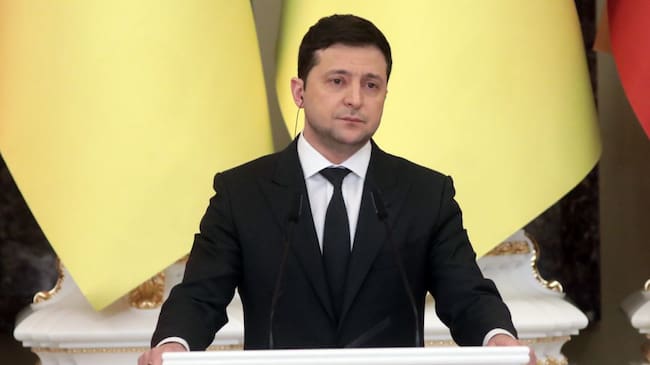 El presidente Zelenski en su comunicación diaria con la población