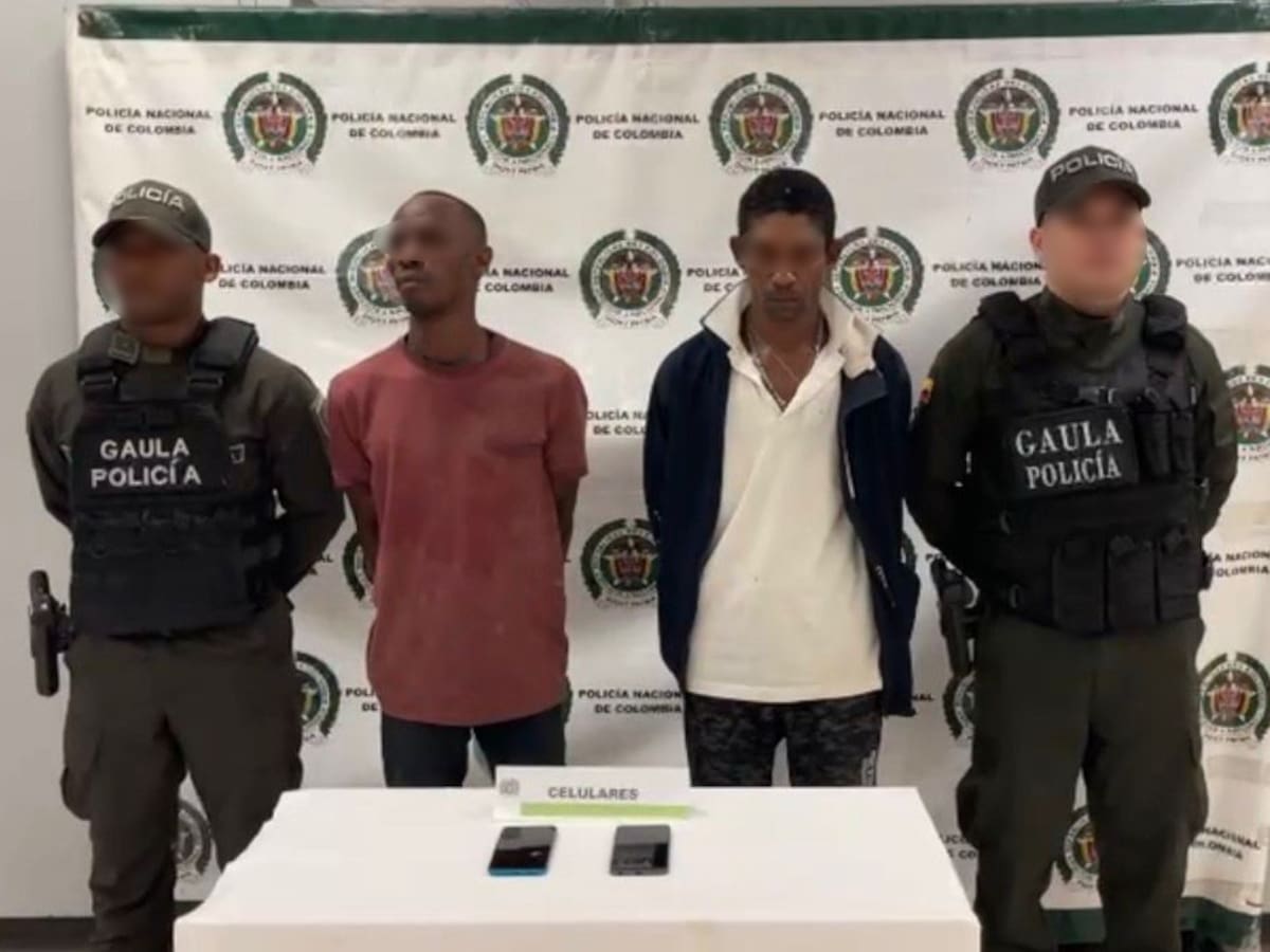 Policía Nacional captura a dos presuntos delincuentes por el delito de secuestro simple en Cartagena