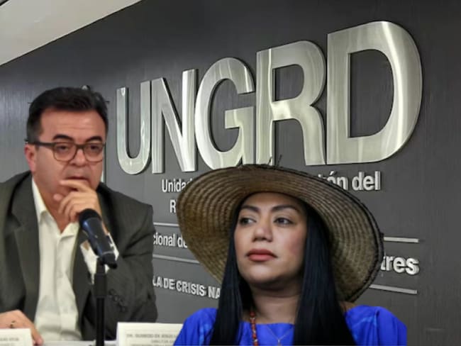 Olemdo López y la senadora Martha Peralta en el caso UNGRD