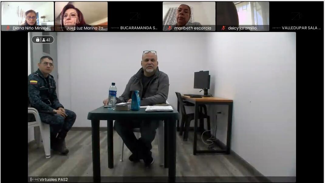 Salavtore Mancuso, exjefe paramilitar y ahora "gestor de paz" desde la cárcel La Picota