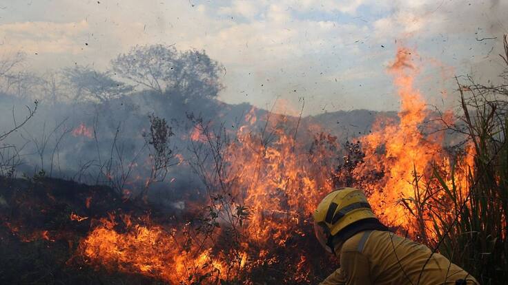 Alerta naranja en Santander por incendios forestales