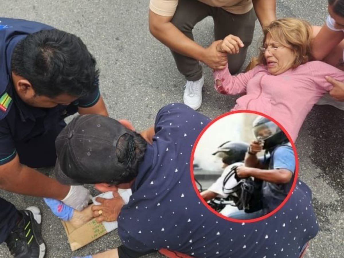 Mujer lucha por su vida tras ser víctima de ‘motoladrones’ en el área metropolitana de Bucaramanga