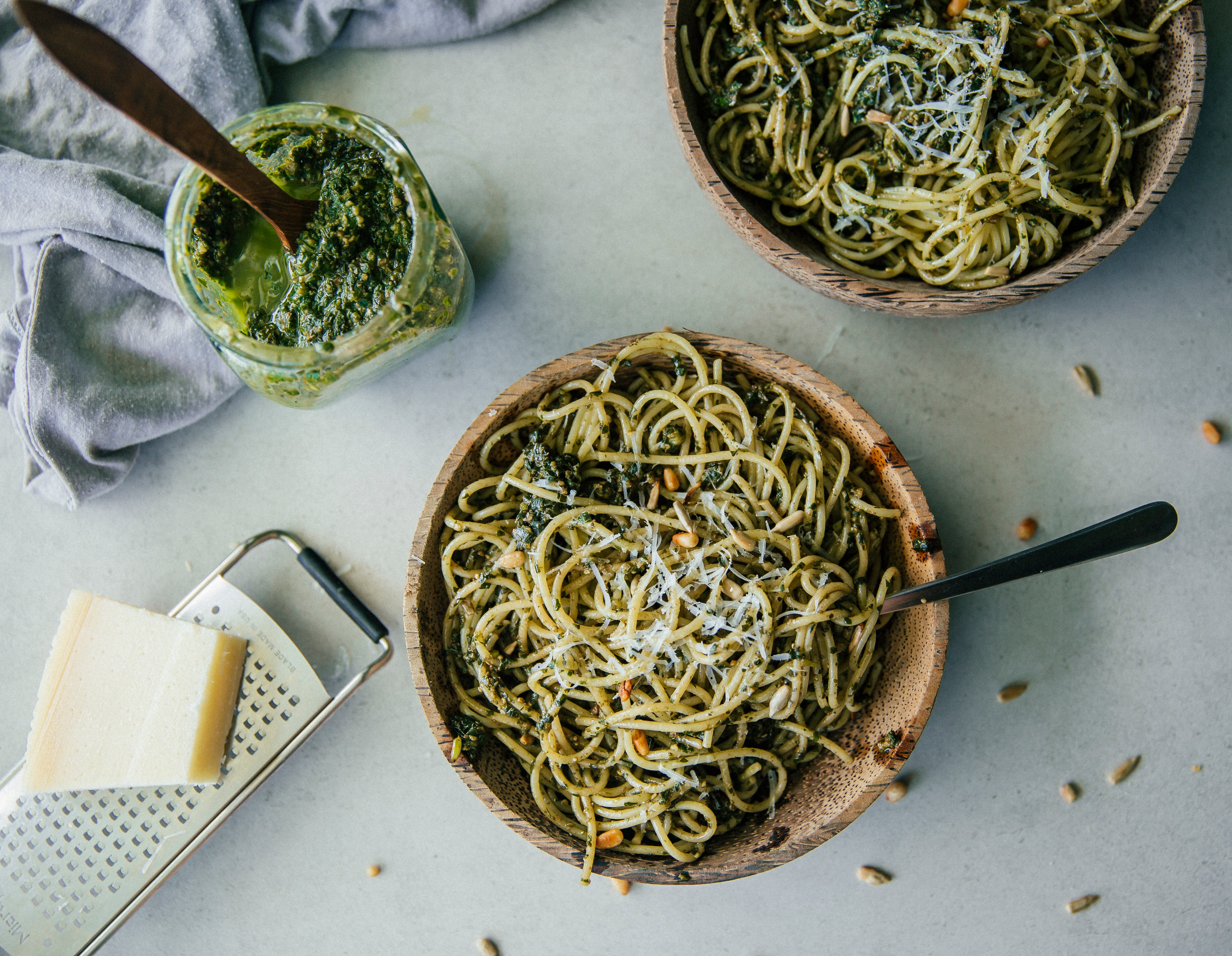 Pasta con pesto | Cortesía Getty Images
