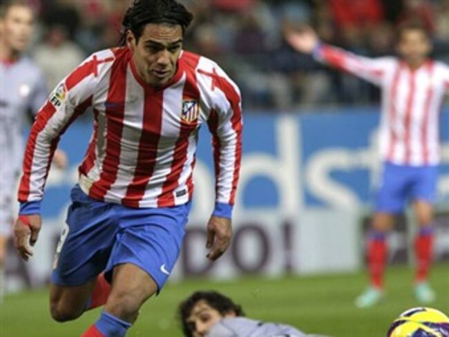 Falcao García marcó en la victoria 3-1 del Atlético de Madrid ante Osasuna