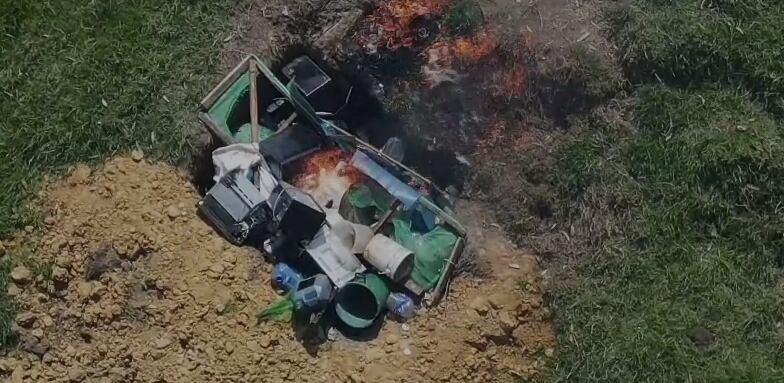Laboratorio de Cocaína en San Pedro de los Milagros. Cortesía.