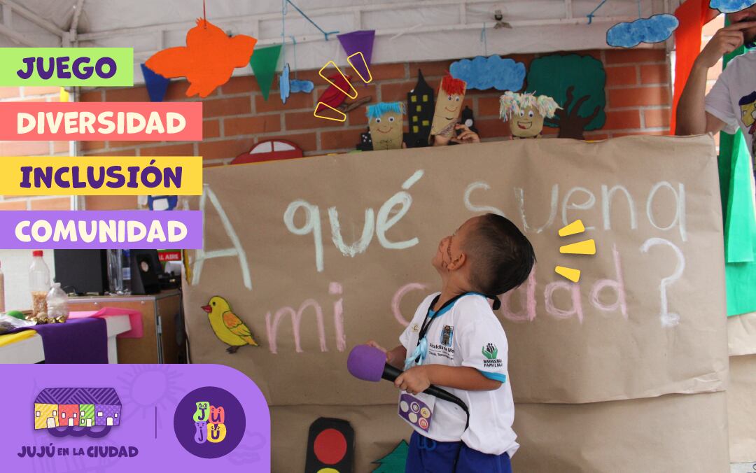 ‘Jujú en la ciudad’ conectó a familias de Medellín por medio del juego y la diversidad