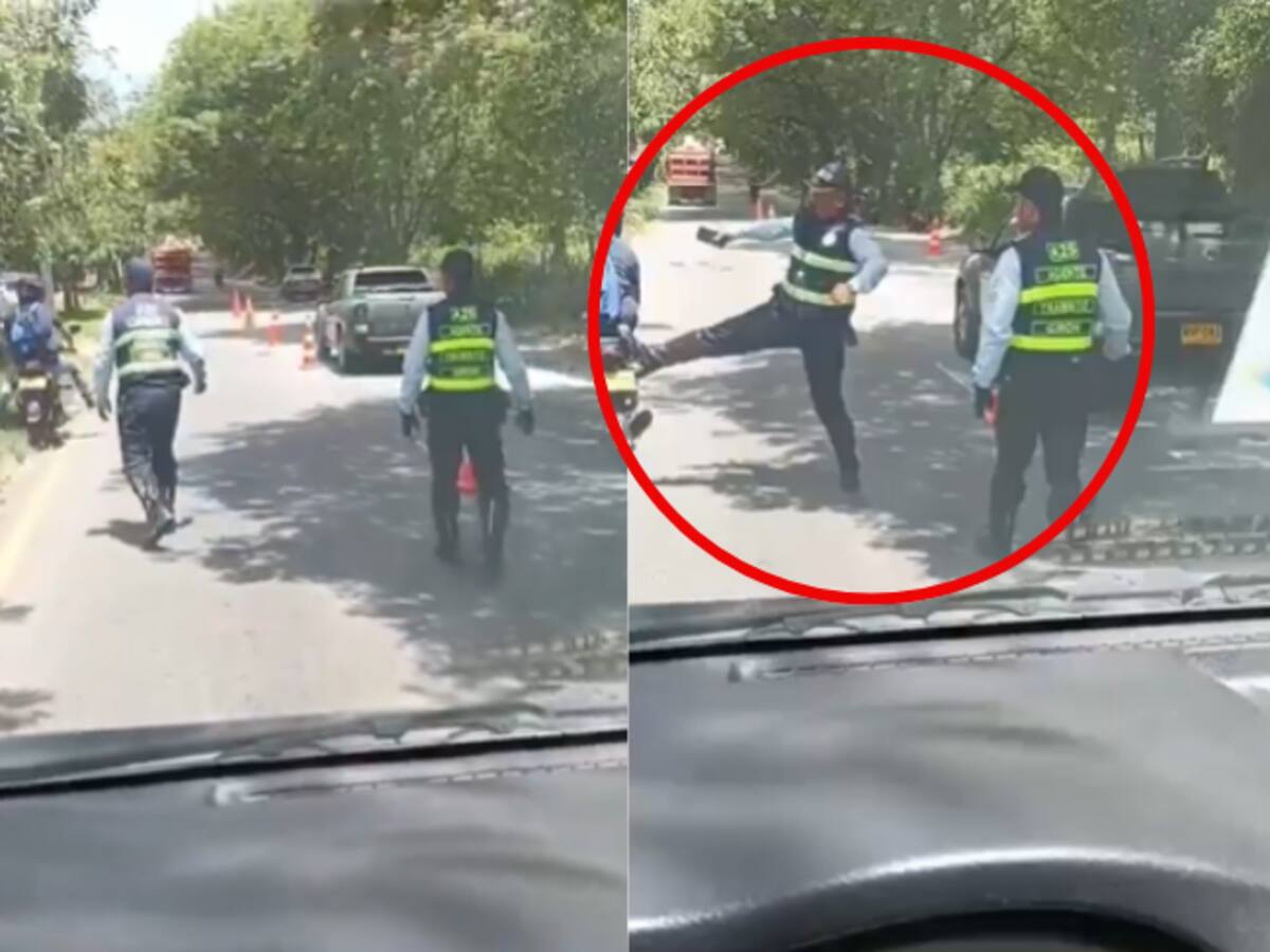 VIDEO | Investigan presunto abuso de autoridad por parte de un agente de tránsito en Girón