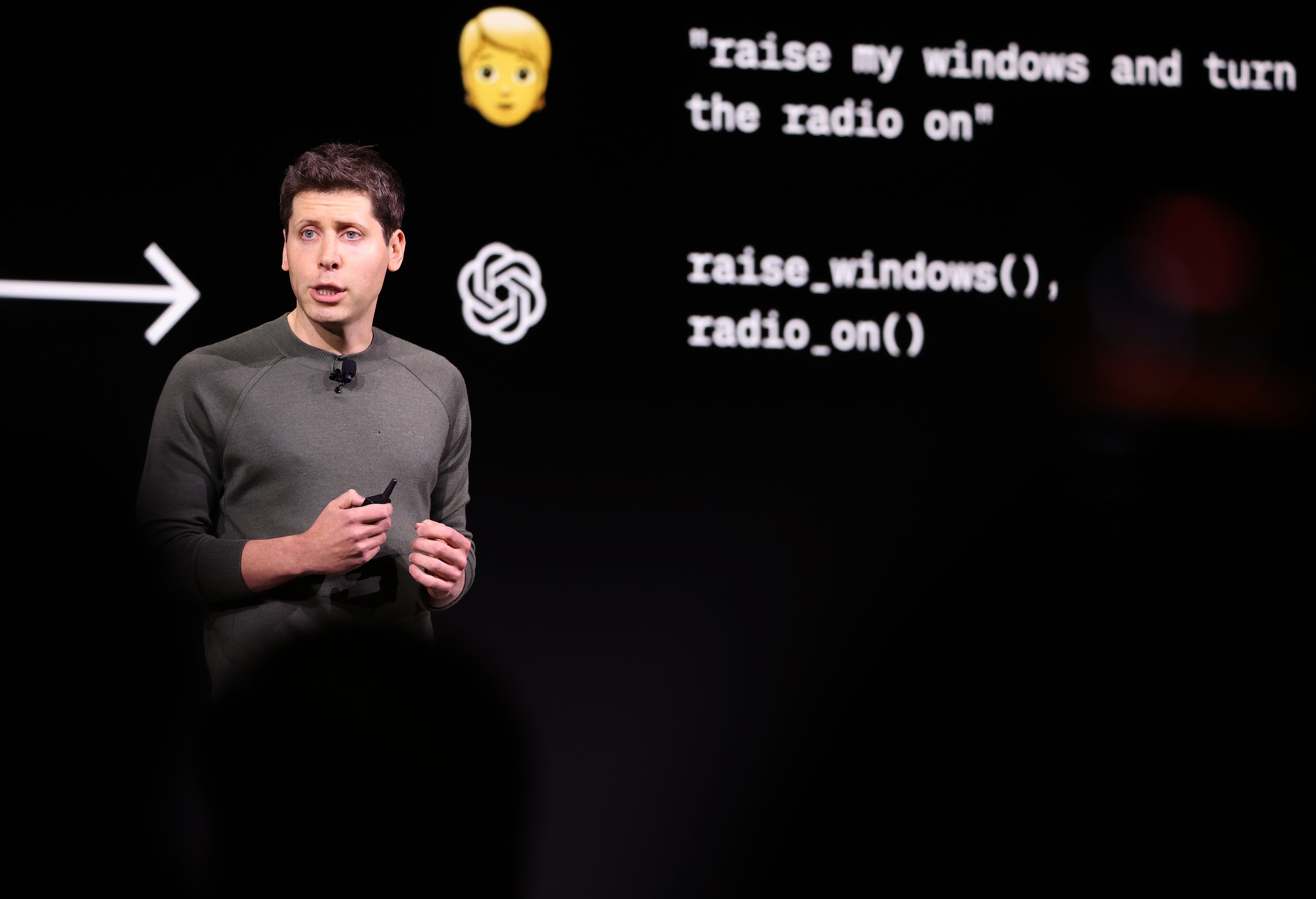 El director ejecutivo de OpenAI, Sam Altman, durante el evento OpenAI DevDay. (Foto de Justin Sullivan/Getty Images)