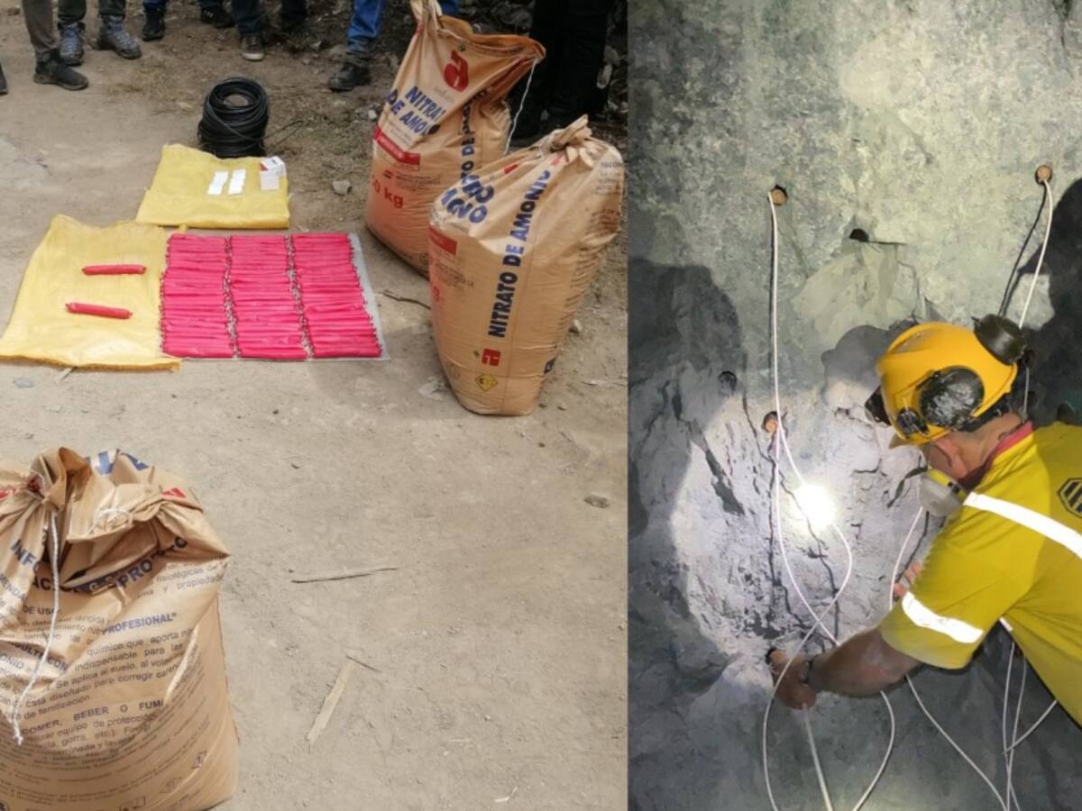 Alerta por robo de explosivos en una mina en Norte de Santander