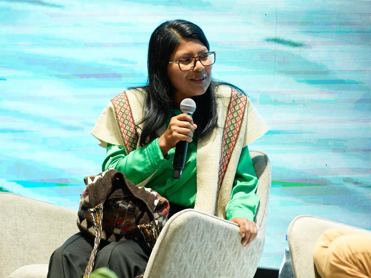 Miriam Liz Andela, magistrada indígena, hace parte de los 100 Nuevos Líderes de Colombia. | Foto: Caracol Radio