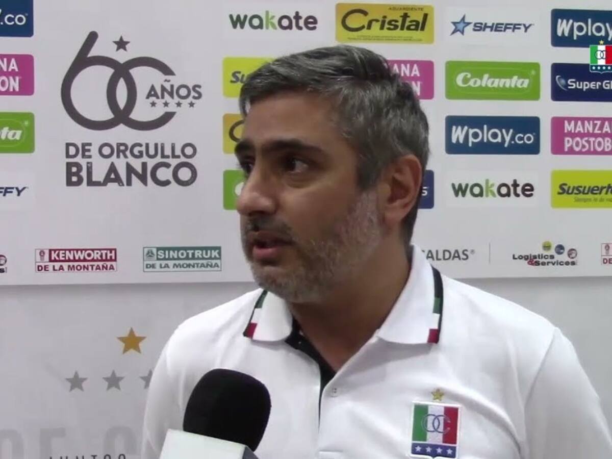 Once Caldas dio por finalizado el contrato con Fernando Dortti
