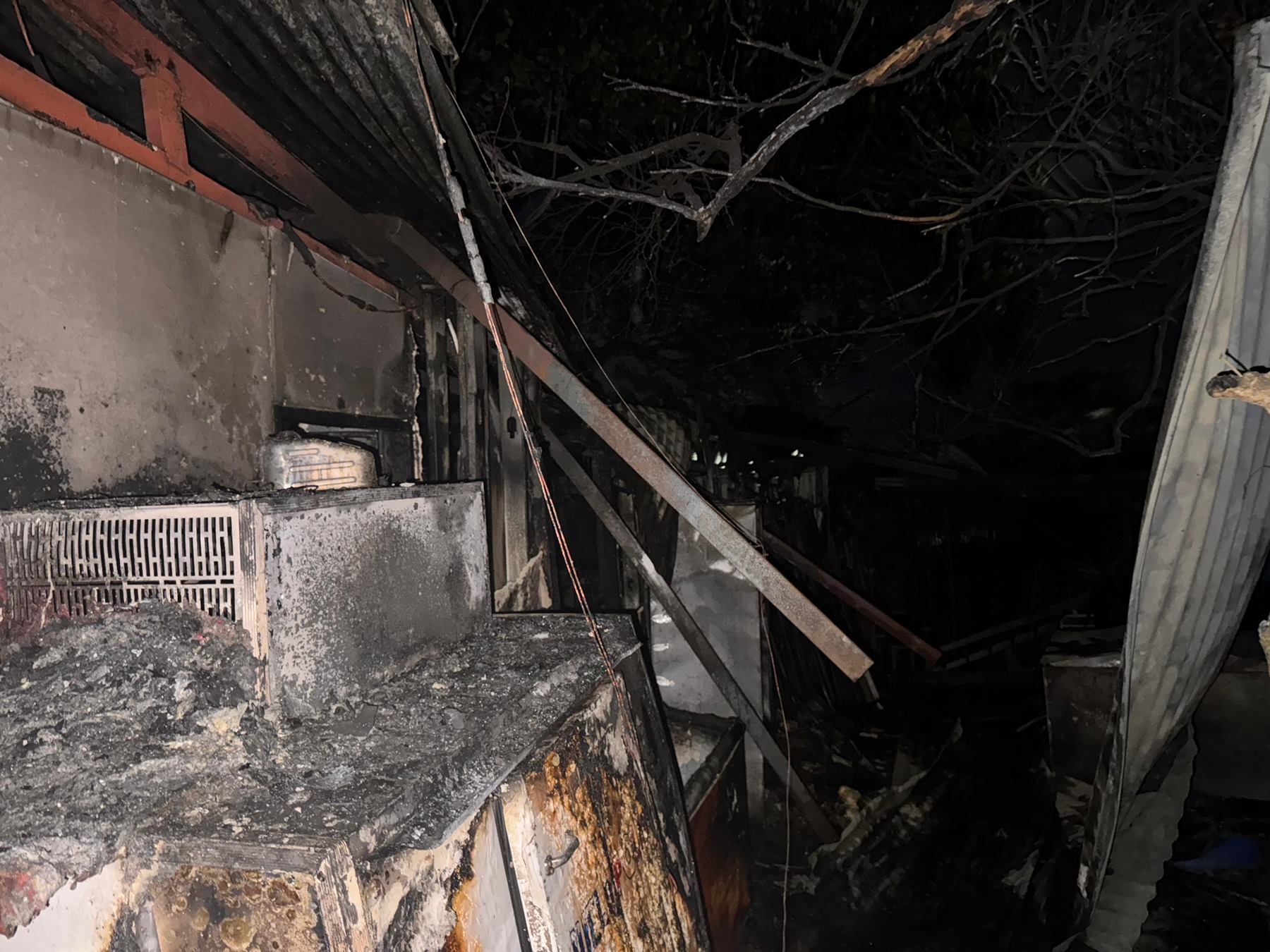 Incendio en el restaurante La Comarca