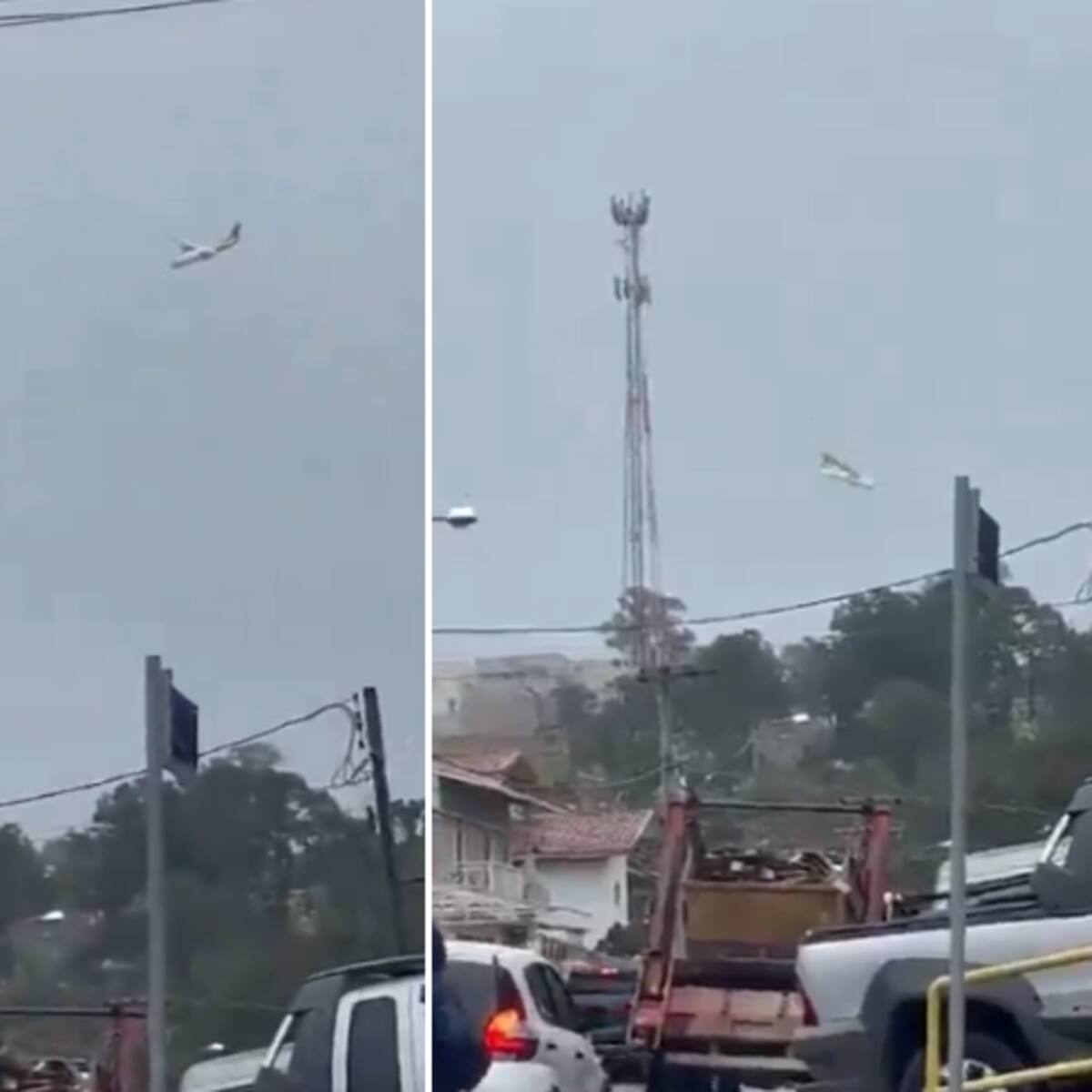 Un avión con 61 pasajeros se estrelló en zona rural de São Paulo
