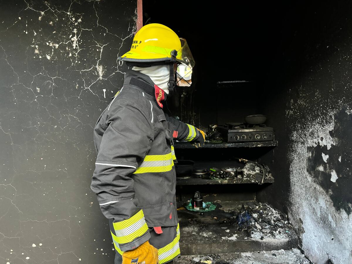 Incendio generó alarma en el barrio Arado de Ibagué