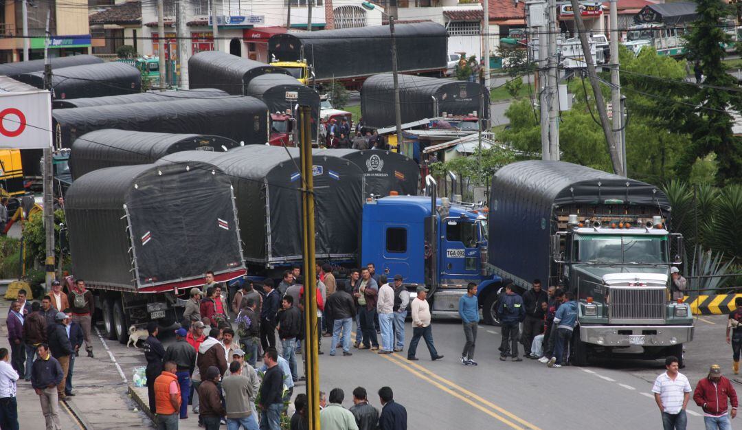 Así están los bloqueos en las vías de Cundinamarca