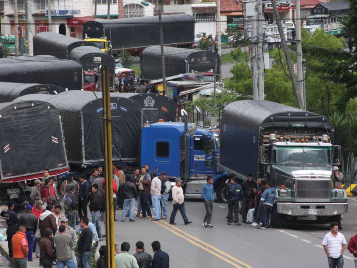 Así están los bloqueos en las vías de Cundinamarca