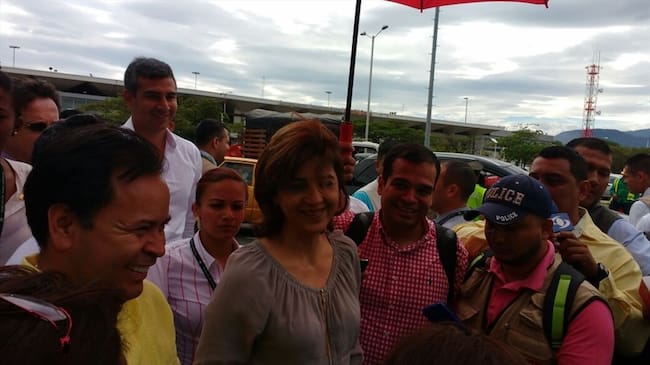 María Ángela Holguín. Foto: Audrey Carrillo - W Radio.