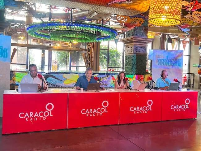 Equipo de 6AM Hoy por Hoy de Caracol Radio, en Barranquilla