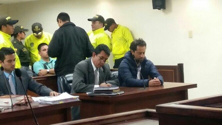 Audiencia contra Rafael Uribe Noguera. Foto: Colprensa