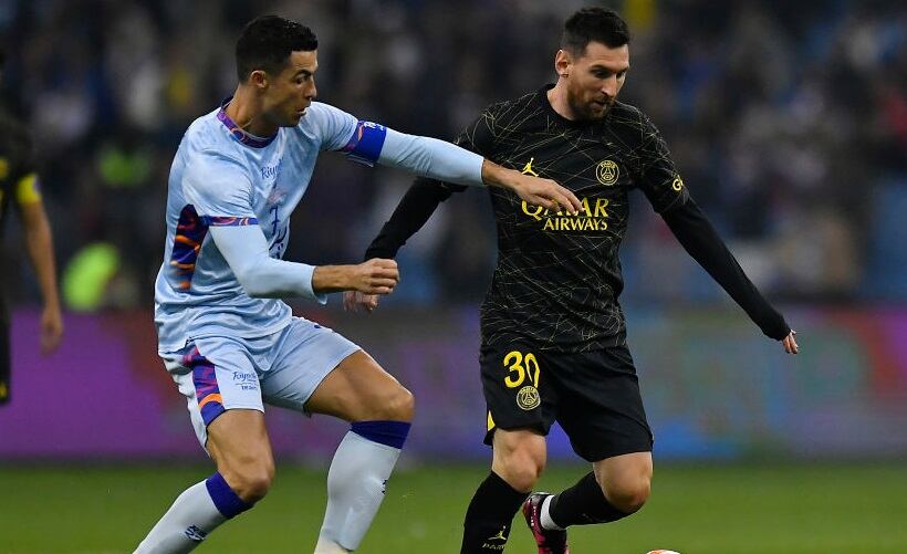 Cristiano Ronaldo y Lionel Messi | Foto: Aurelien Meunier - PSG/PSG via Getty Images