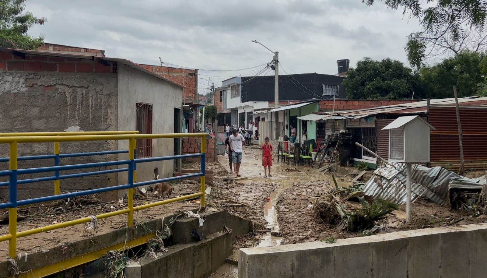 Preocupación en la comuna 8 de Cúcuta por regreso de las lluvias. / Foto: Camilo Picón.