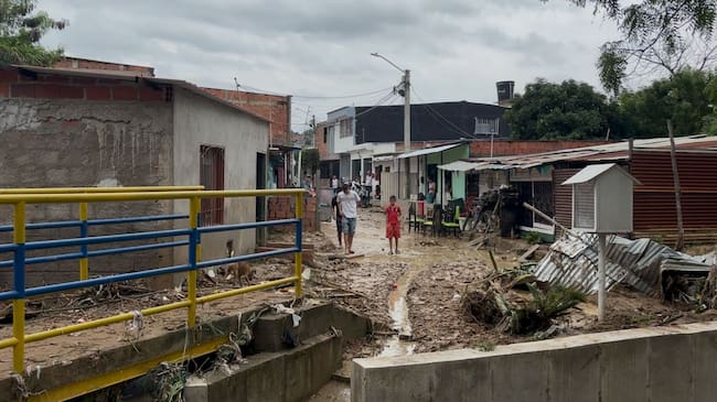Preocupación en la comuna 8 de Cúcuta por regreso de las lluvias. / Foto: Camilo Picón.