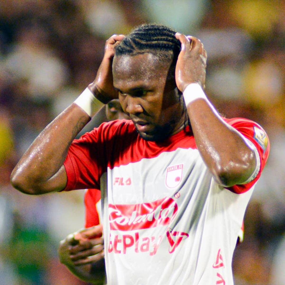 Hugo Rodallega le baja el dramatismo a la eliminación de Santa Fe: “Estuvimos muy bien, a la altura”