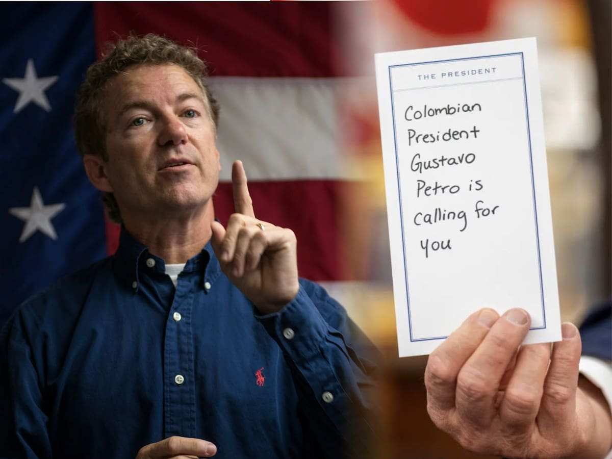 Rand Paul, este es el senador que fue puente en la llamada entre Petro y Trump