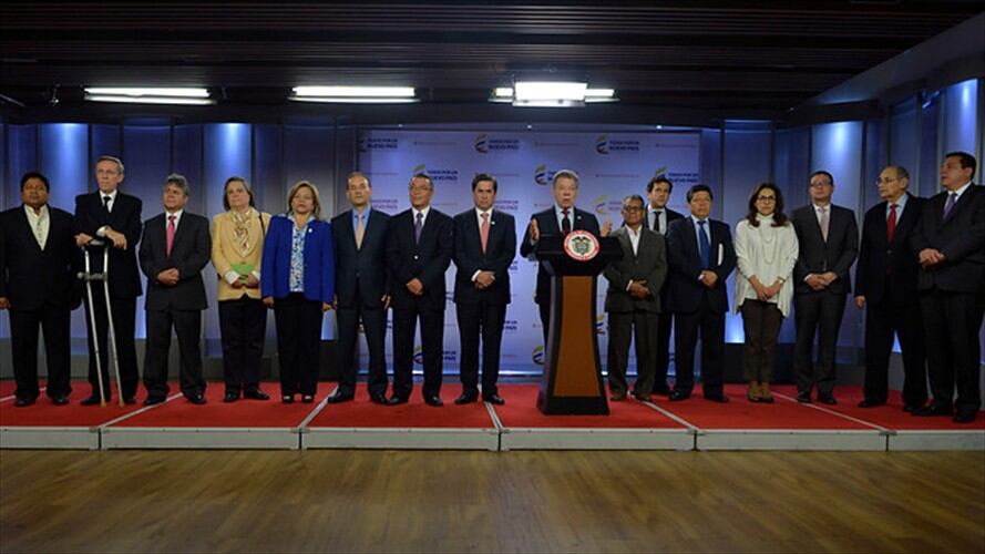 Pacto por la paz. Foto: Colprensa