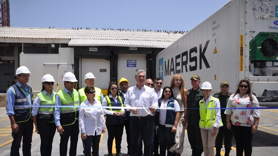Puerto de Santa Marta estrena cuartos fríos para manejo de carga refrigerada. Foto: La Wcon Julio Sánchez Cristo