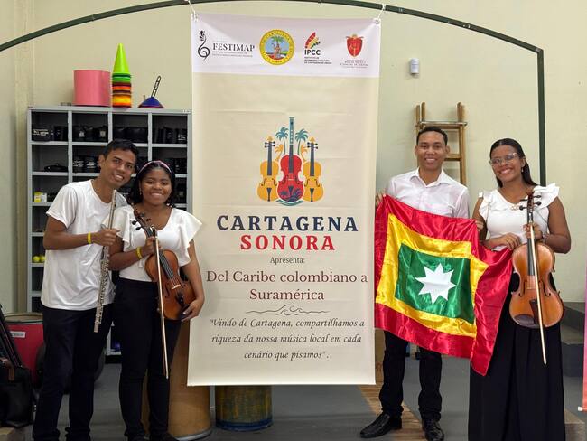 La agrupación Cartagena Sonora llevó los ritmos tradicionales de La Heroica a Brasil