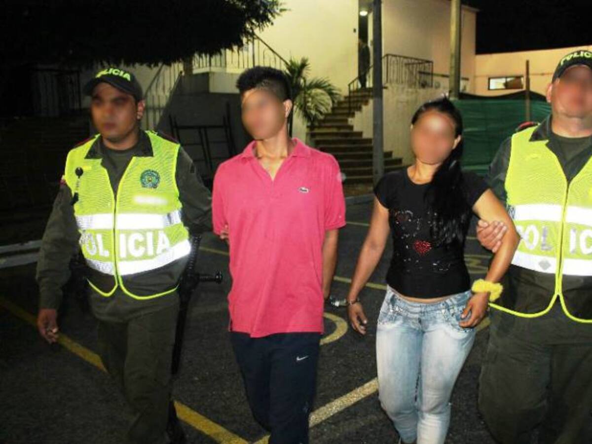 Capturan en Cartagena pareja que hurtaba teléfonos celulares a transeuntes