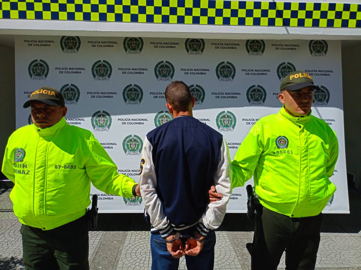 Capturaron a alias “Yordan” quien al parecer hurtaba a diferentes conductores de Manizales