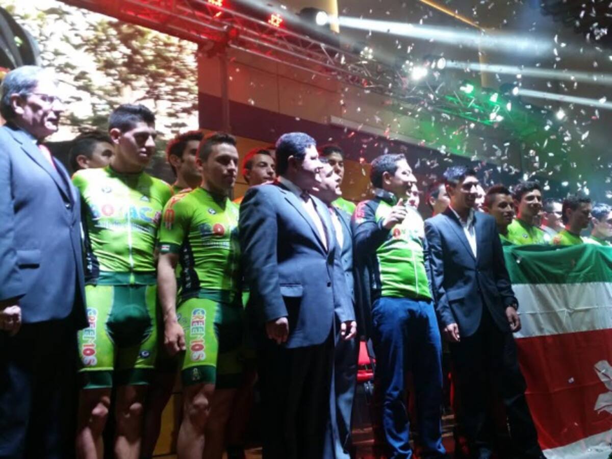 En Tunja se realizó el lanzamiento del equipo de ciclismo, ‘Boyacá Raza de Campeones’