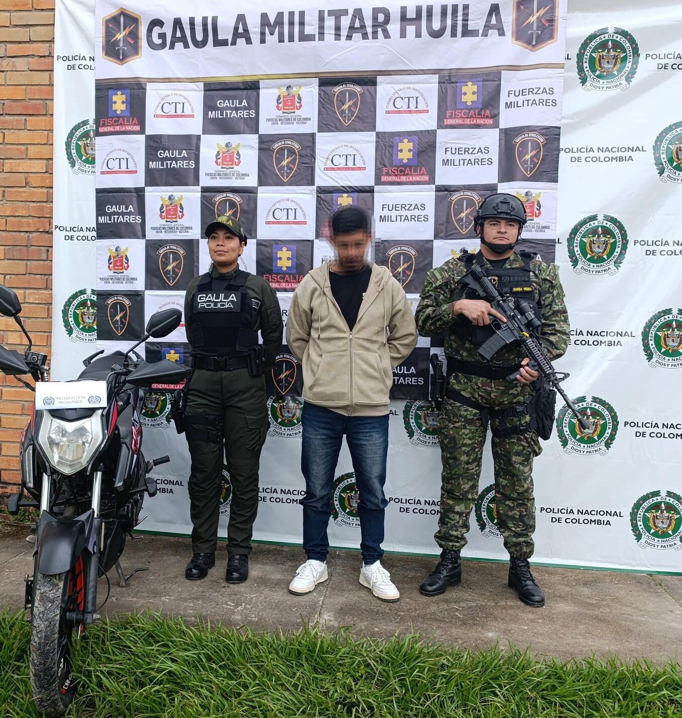 Se hacía pasar por integrante de un grupo armado ilegal. Foto Novena Brigada.