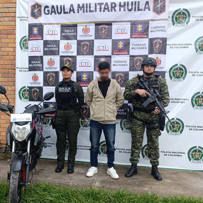 Se hacía pasar por integrante de un grupo armado ilegal. Foto Novena Brigada.