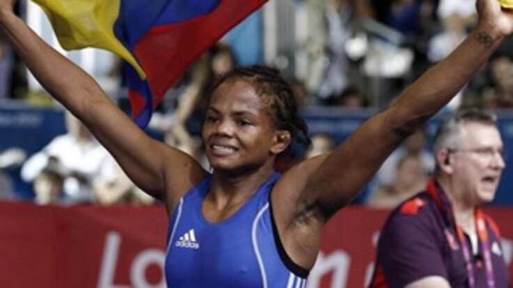 Jackeline Rentería ganó bronce en la lucha olímpica