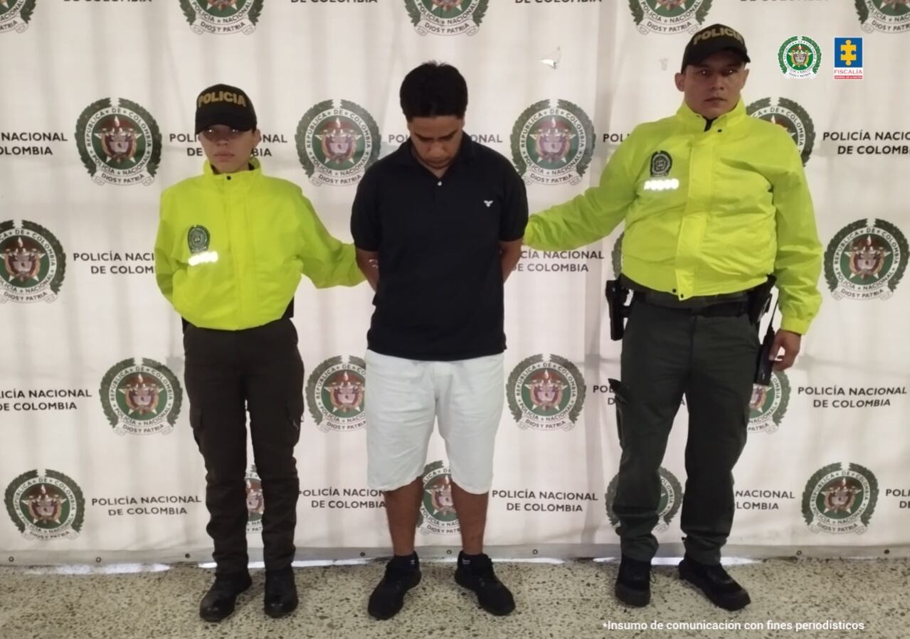 A la cárcel implicado en el asesinato de Policía en Medellín. Foto: Cortesía.