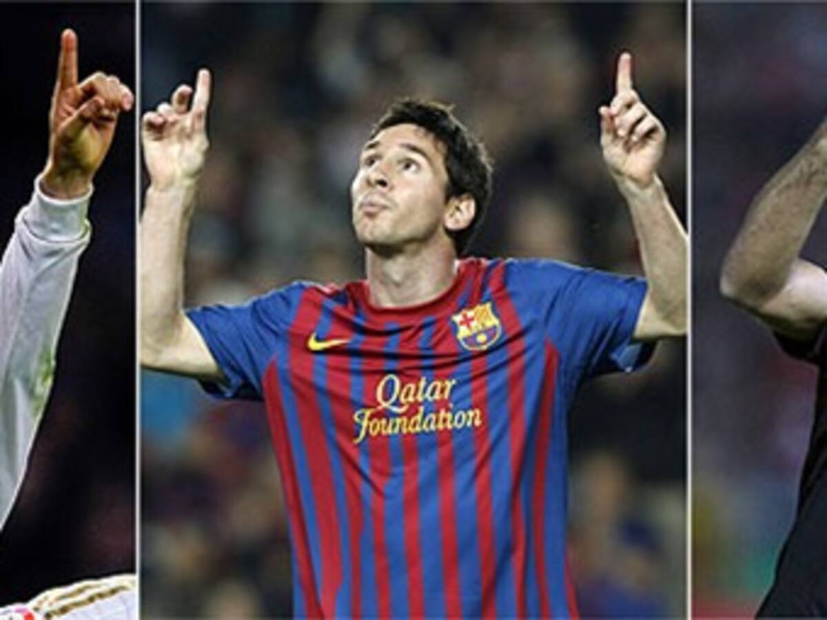 Ronaldo, Messi y Xavi finalistas del FIFA Balón de Oro