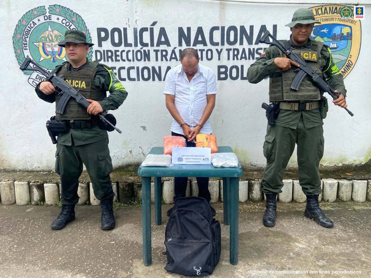 Judicializados dos hombres por presunto porte de estupefacientes en Arjona