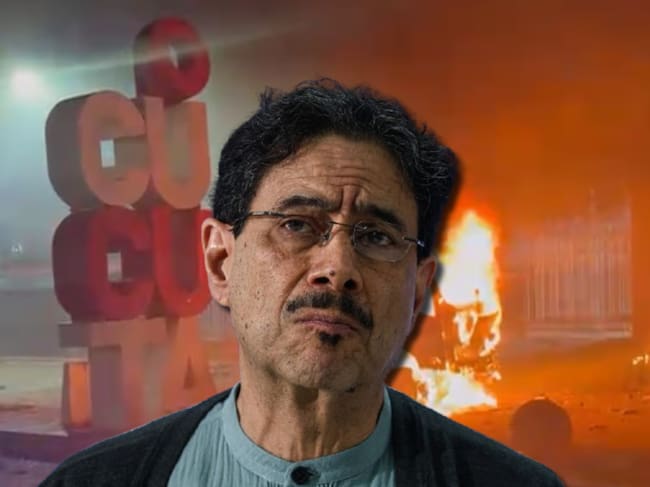 Atentado en Norte de Santander e Iván Cepeda. Fotos: Caracol Radio / (Photo by Lucas Aguayo Araos/Anadolu via Getty Images)