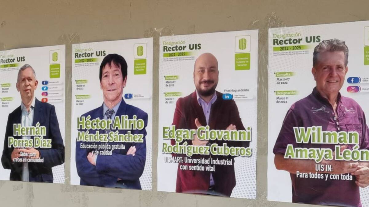 Hay consulta interna para elegir rector en la UIS